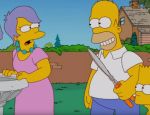 Homer mit den Fingerhänden