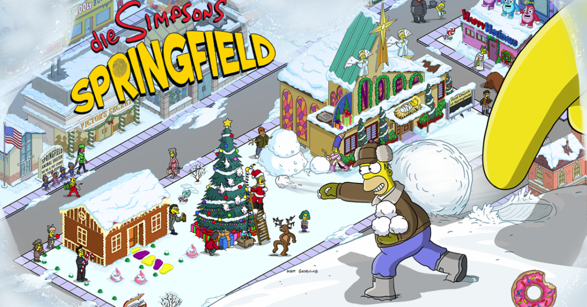 Die Simpsons Springfield Weihnachten 2022 Geschenke Weihnachten Update für Die Simpsons Springfield / Tapped