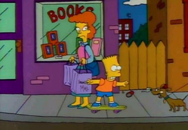 Auch Helen Lovejoy taucht im alten Simpsons-Intro auf.