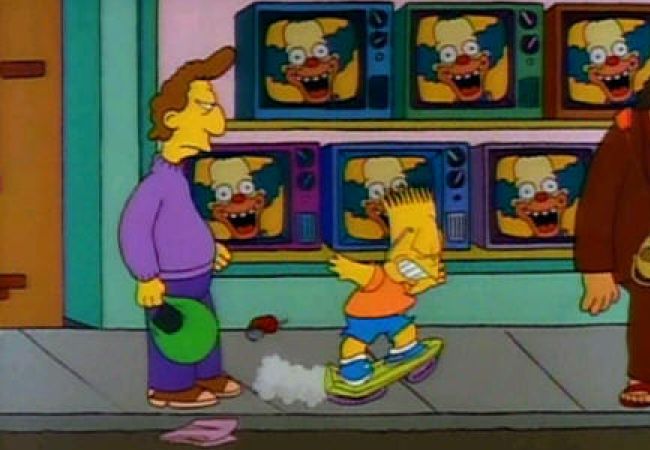 Zwar nur in einer Episode dabei und trotzdem im Simpsons-Vorspann: Der schöne Jacques.