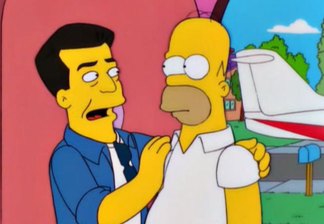 Homer und Mel Gibson