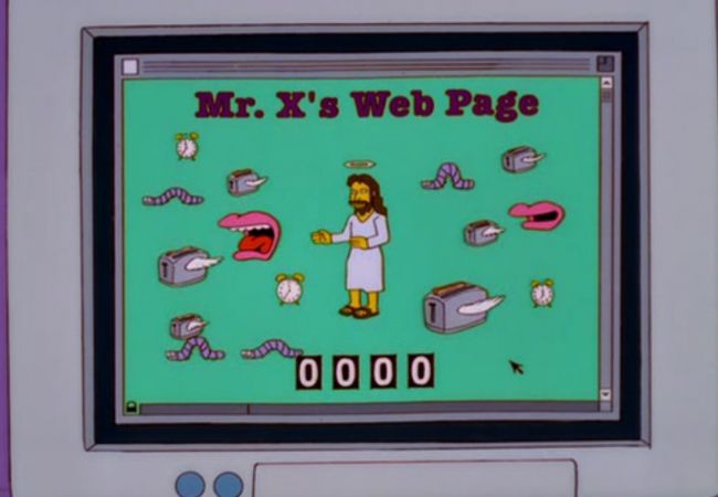 Die Simpsons - Mr. X und der Website-Schund 