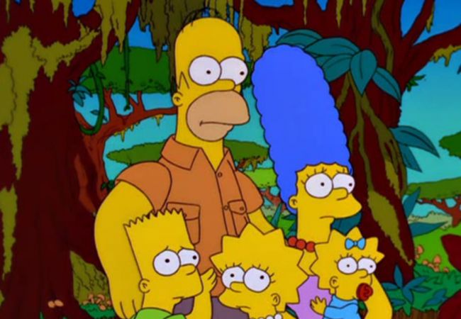 Die Simpsons im Urwald
