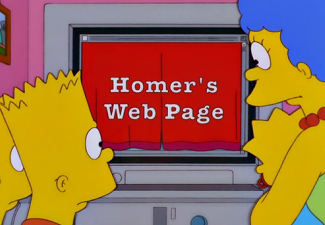 Die Simpsons und das Internet