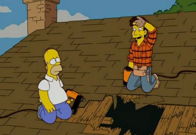Die Simpsons - Der eingebildete Dachdecker