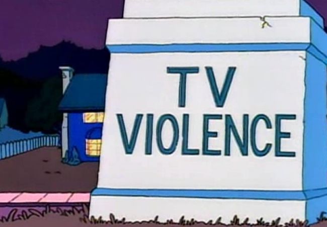 Ruhe in Frieden, Gewalt im Fernsehen