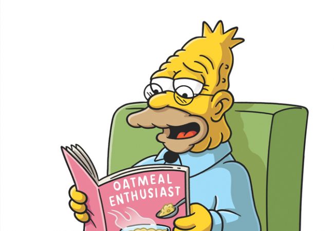 Auch in "Die Simpsons - Der Film" zu sehen: Grandpa Abe Simpson