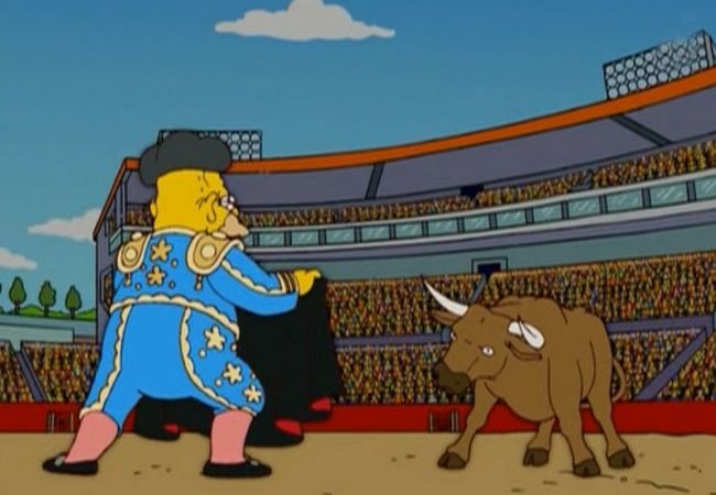 Die Simpsons - Corrida de Toro