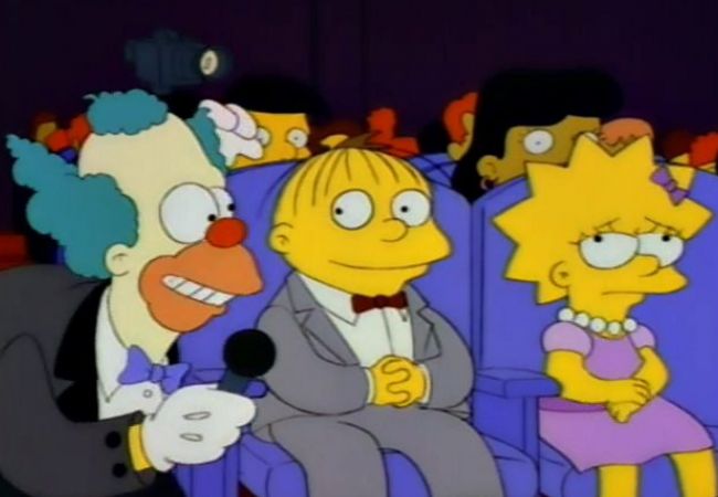 Lisa und Ralph besuchen die Krusty-Show.
