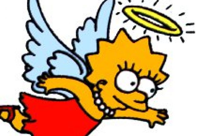 Lisa Simpson als Engel