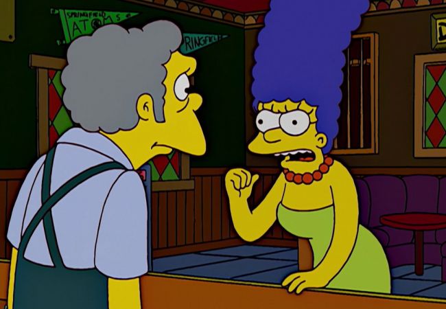 Marge Simpson ist Moes heimlicher Schwarm