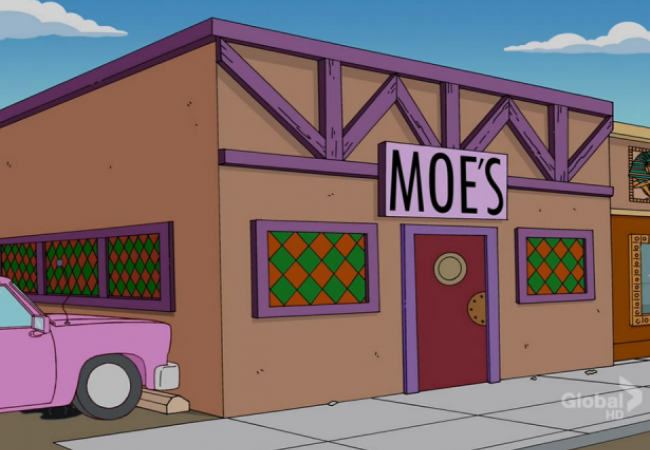 Moe's Tavern: Der Lieblingsort für alle Trunkenbolde aus Springfield