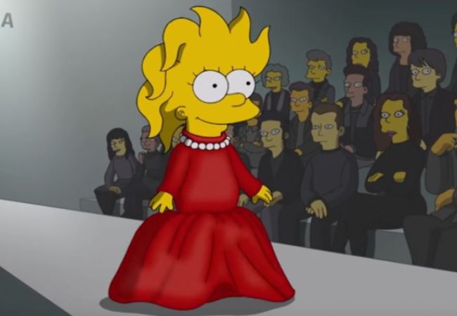 Die Simpsons laufen für Balenciaga auf Pariser Fashion Week