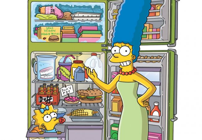 Marge und der Kühlschrank