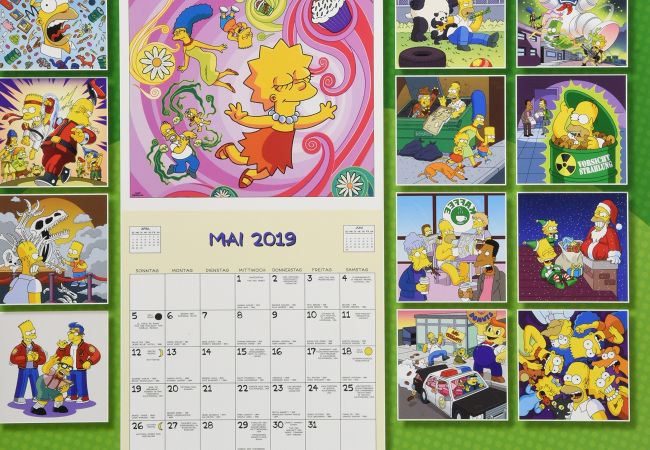 Die Simpsons Kalender für 2019 - welchen muß man haben?