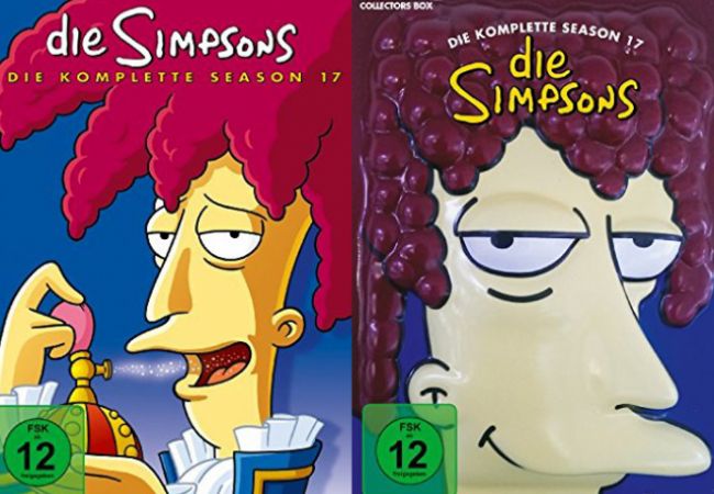 Cover der Simpsons Staffel 17 DVD-Box