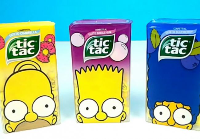 Ferrero bringt Simpsons Tic Tacs auf den Markt