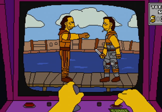 Waterworld-Arcade: Kultige Simpsons-Szene wird zum kostenlosen Videospiel