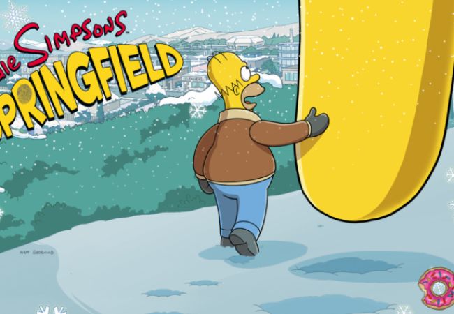 Weihnachts-Update für Die Simpsons: Springfield / Tapped Out