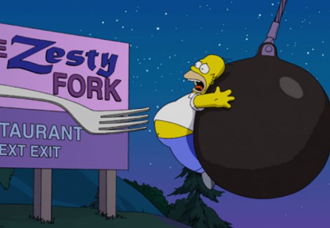 Szene aus "Die Simpsons - Der Film": The Zesty Fork