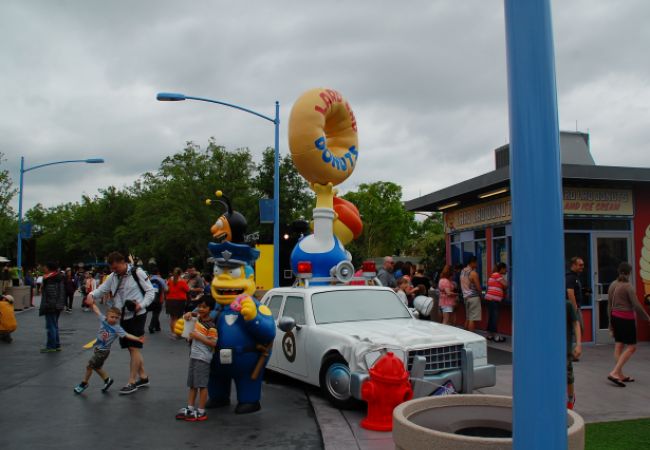 Simpsons-Freizeitpark in den Universal Studios (Orlando)
