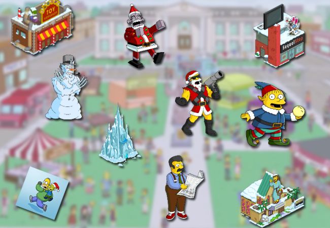 Weihnachten - Update für Die Simpsons: Springfield / TappedOut