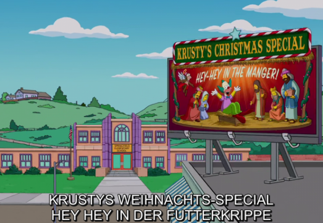 &quot;Krusty&#039;s Christmas Special: Hey-Hey in the Manger!&quot;