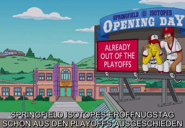 Springfield Isotopes Opening Day - Already out of the playoffs / Werbegag aus Oklahoma