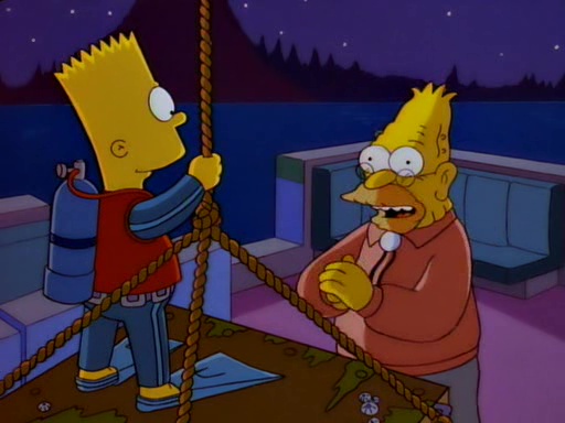 Die Simpsons - Simpson und sein Enkel in 